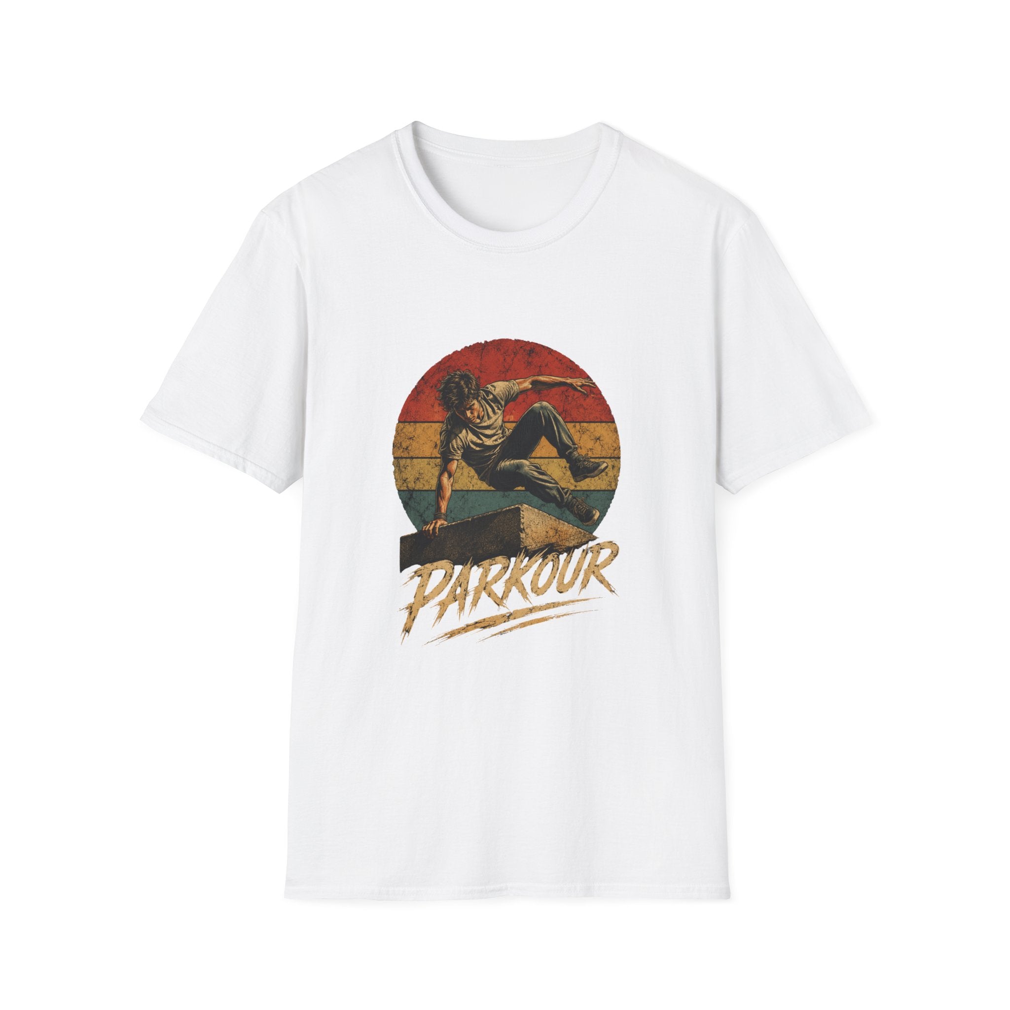 Parkour Vintage Sunset T-Shirt — Parkour Graphic Tee