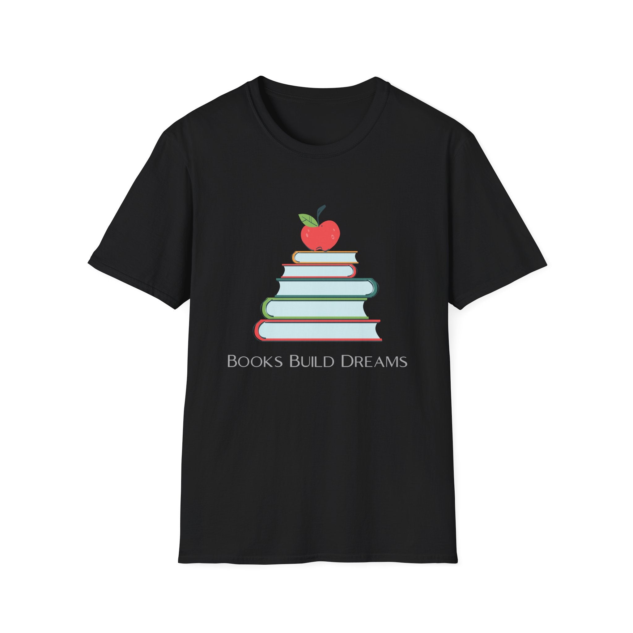 Teacher Apple & Books T-Shirt — Back to School Teacher Gift