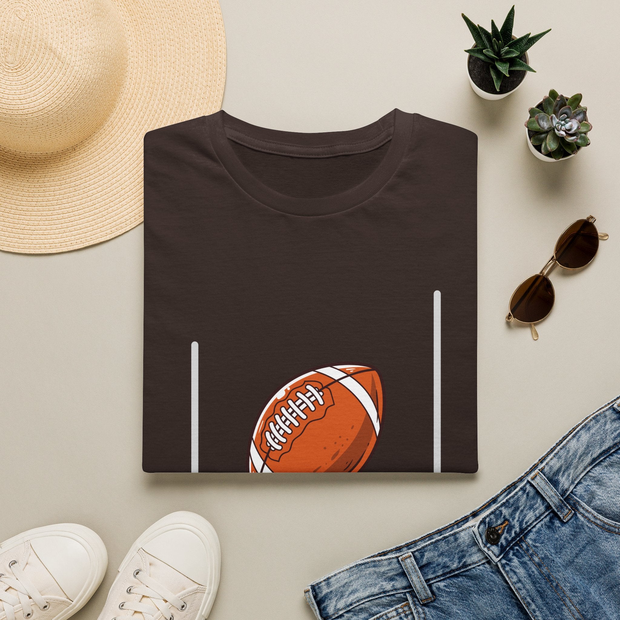 Football Goalpost T-Shirt — Vintage Game Day Tee