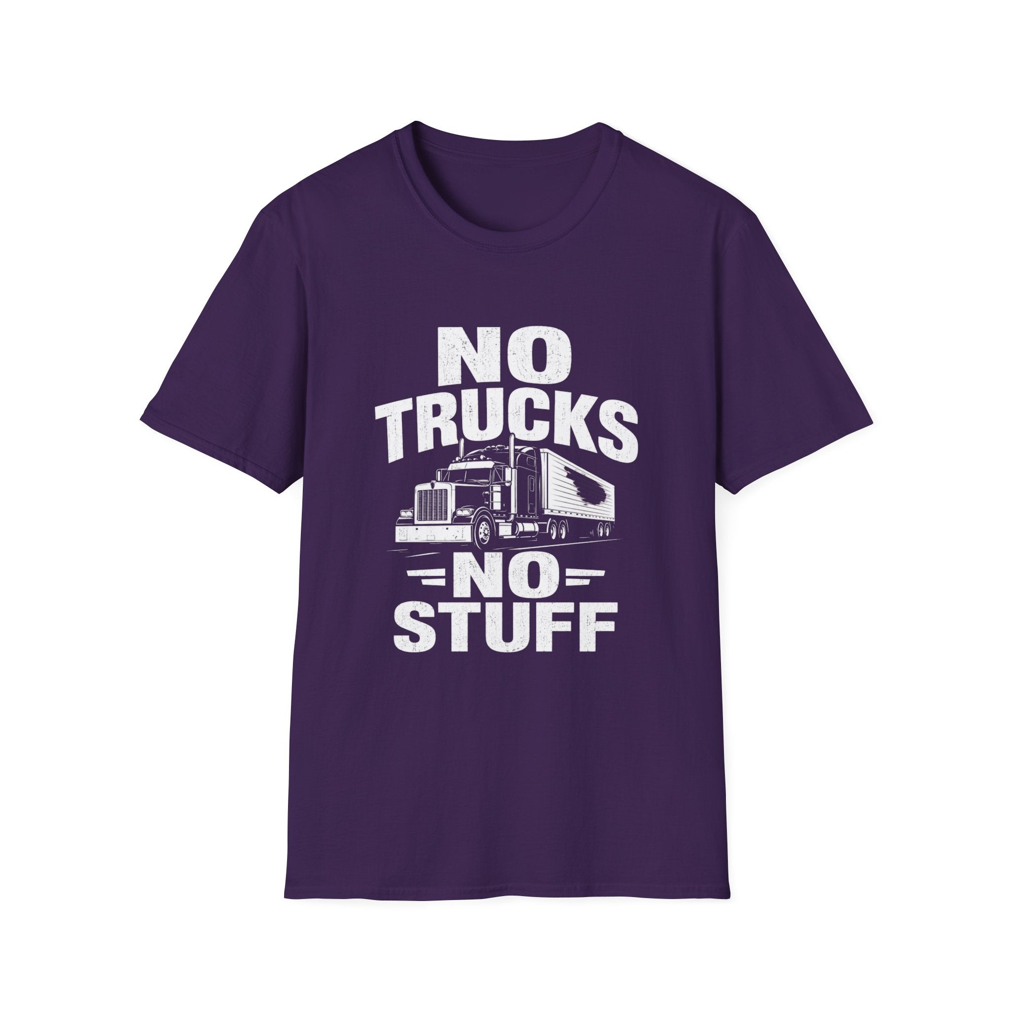 No Trucks No Stuff T-Shirt — Funny Truck Graphic Tee for Anti-Truck Fans