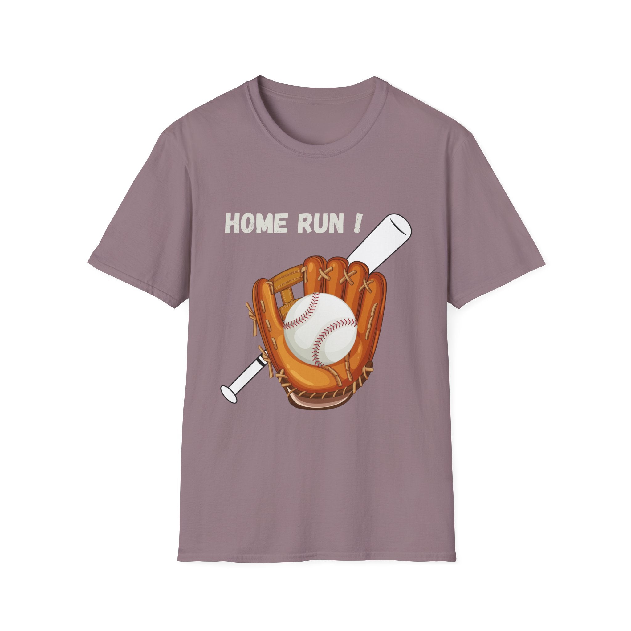 Baseball Home Run T-Shirt — Glove, Ball & Bat Graphic Tee - Bat Ball and Glove Sports Graphic